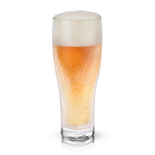 Glacier™ Double Walled Chilling Beer Glass w/ Cooling Gel - vibeboxshop