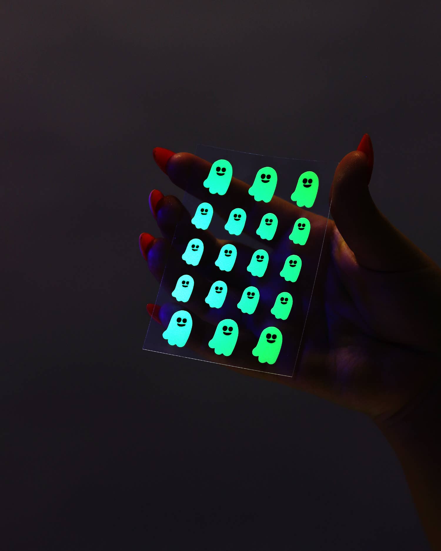 Glow in the Dark Ghosts Hydrocolloid Pimple Patches - vibeboxshop