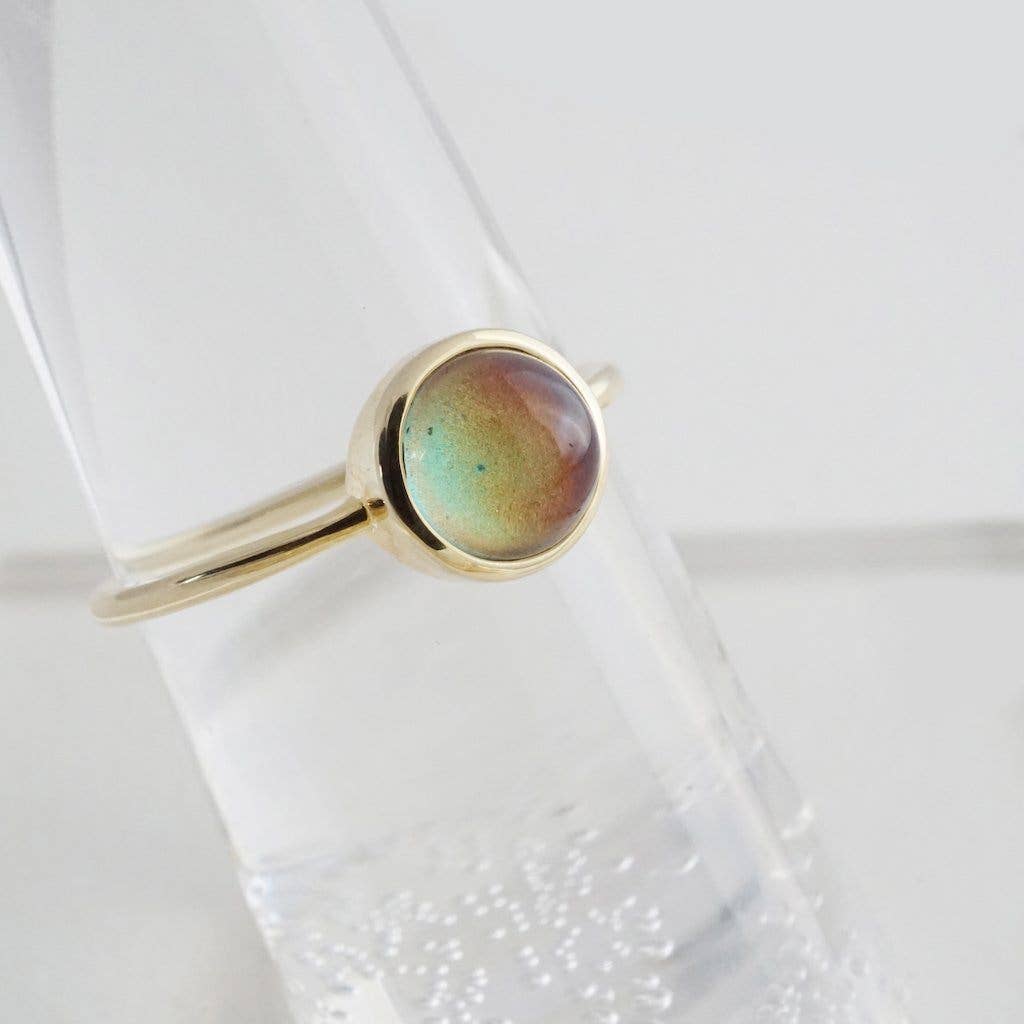 Gold - Mini Mood Ring - vibeboxshop