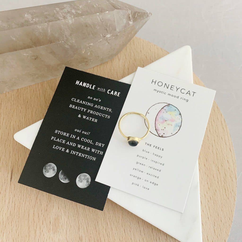 Gold - Mini Mood Ring - vibeboxshop