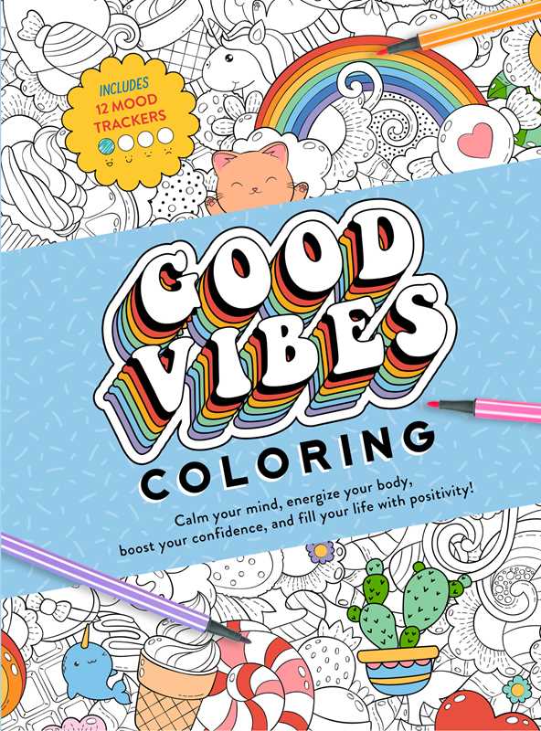 Good Vibes Coloring by Editors of Thunder Bay Press - vibeboxshop