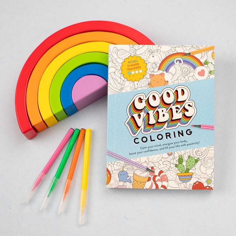 Good Vibes Coloring by Editors of Thunder Bay Press - vibeboxshop