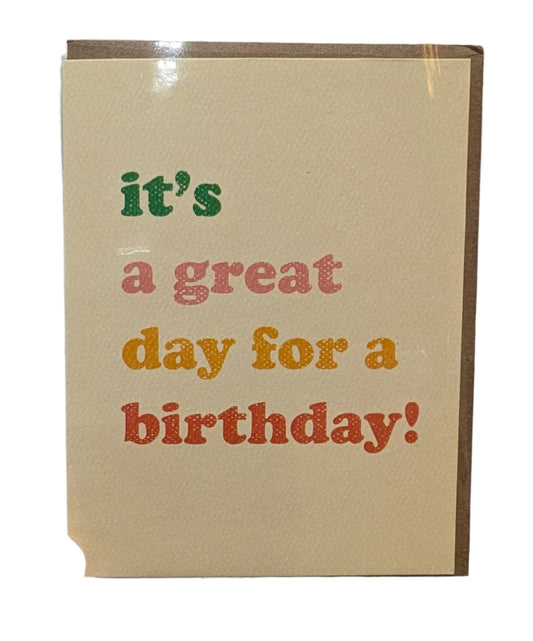 Great Day For A Birthday Card - vibeboxshop