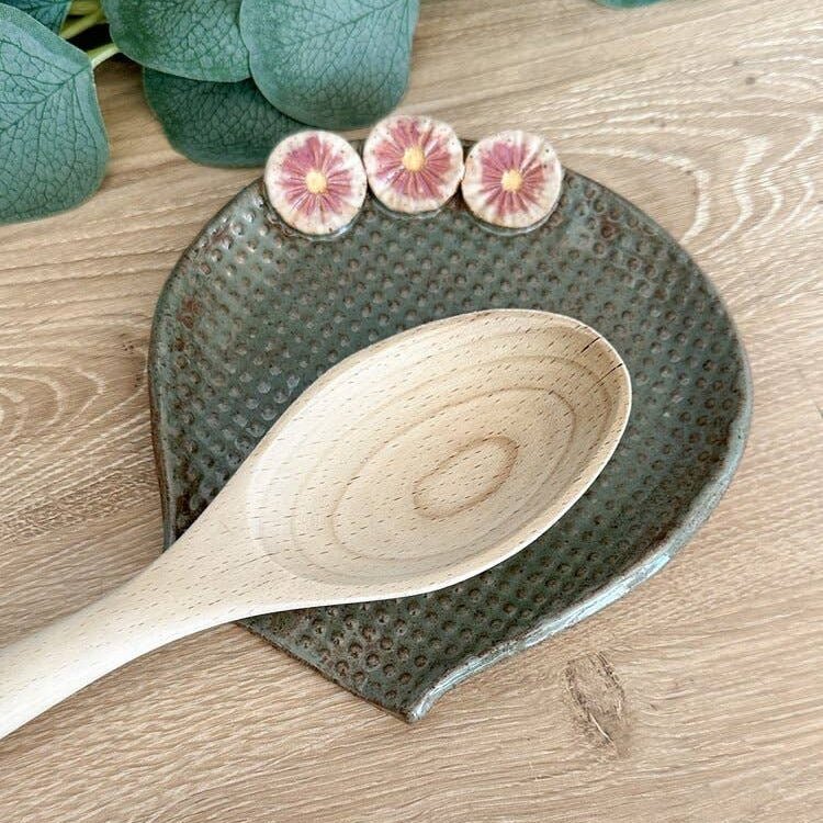 Green Cactus Spoon Rest - vibeboxshop