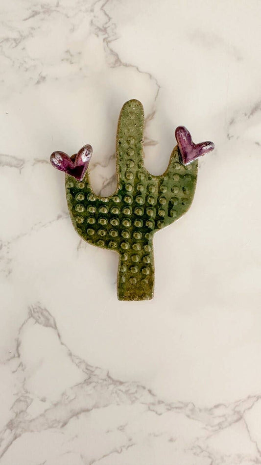 Green Saguaro Cactus Magnet - vibeboxshop