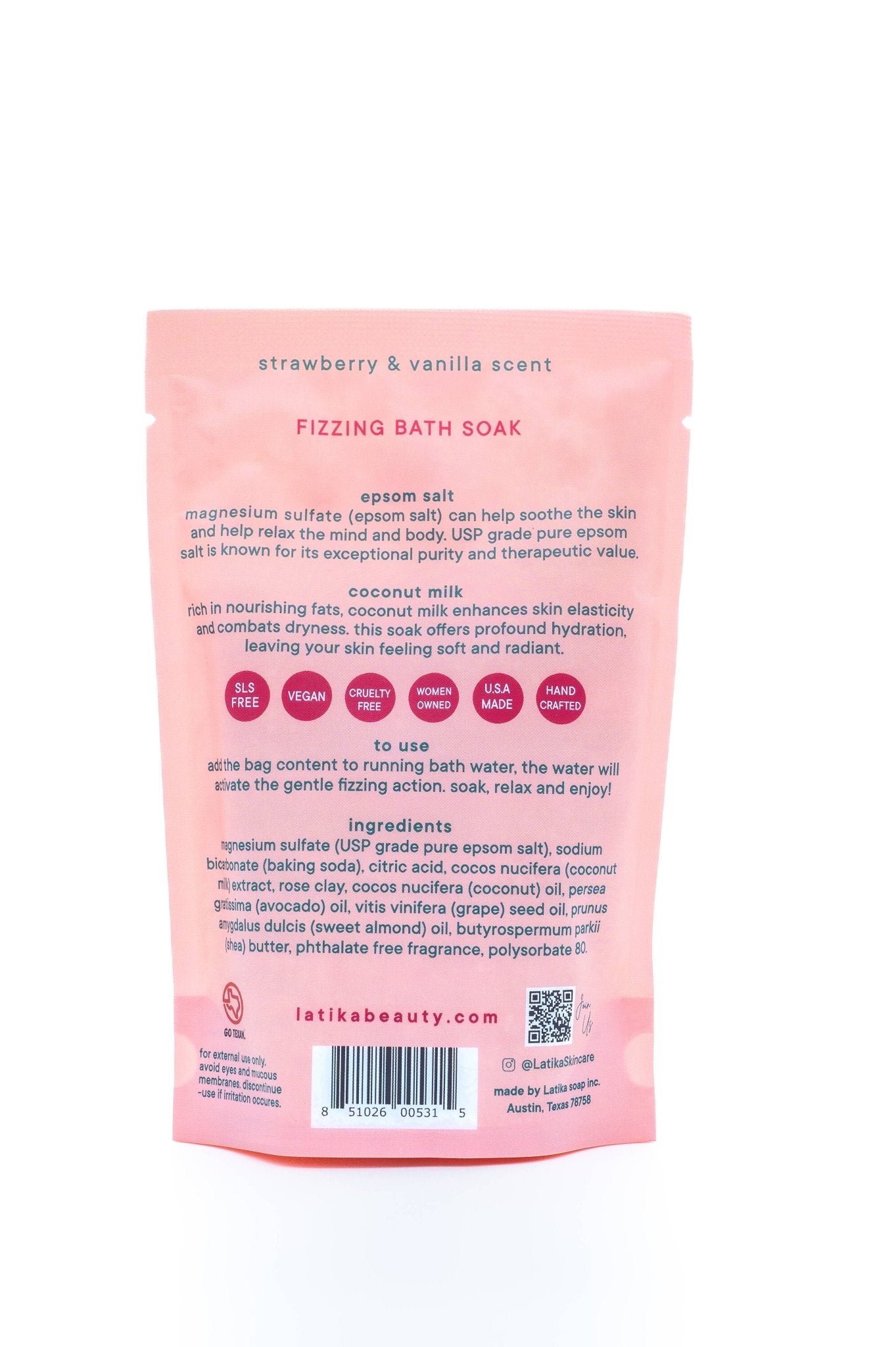 Halloween - Little Miss Concha - Fizzing Bath Soak - vibeboxshop