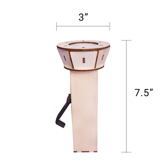 Hand - Crank Flashlight DIY Kit | STEM - vibeboxshop