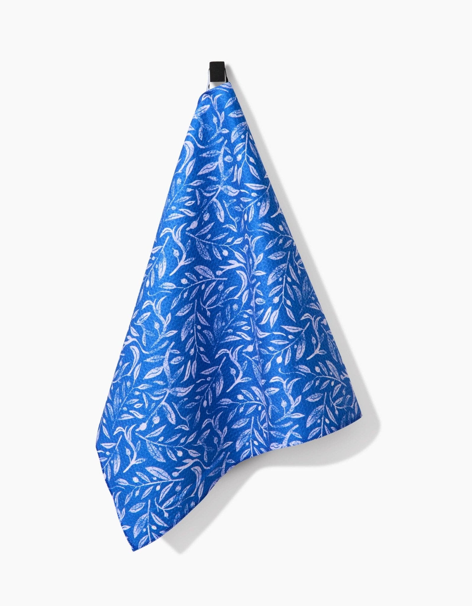 Hanukkah Leaves White Tea Towel - vibeboxshop