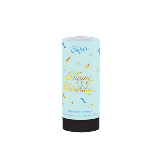 Happy Birthday Streamer Confetti Popper - vibeboxshop