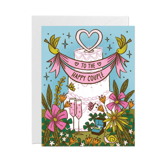Happy Couple Wedding Day Card - vibeboxshop