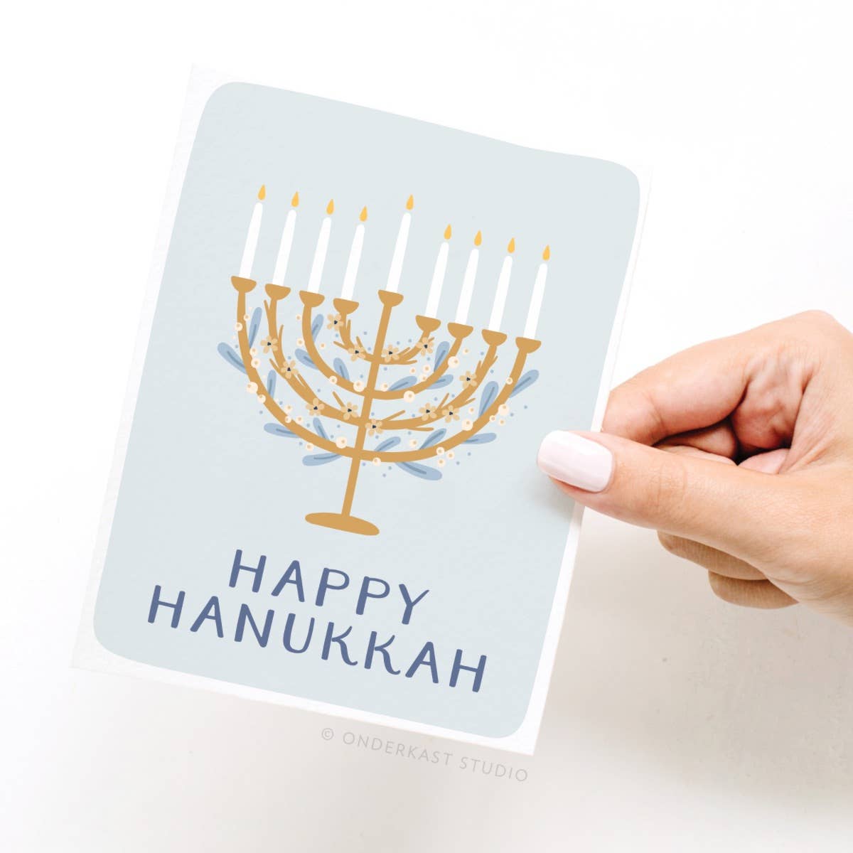 Happy Hanukkah Greeting Card - vibeboxshop