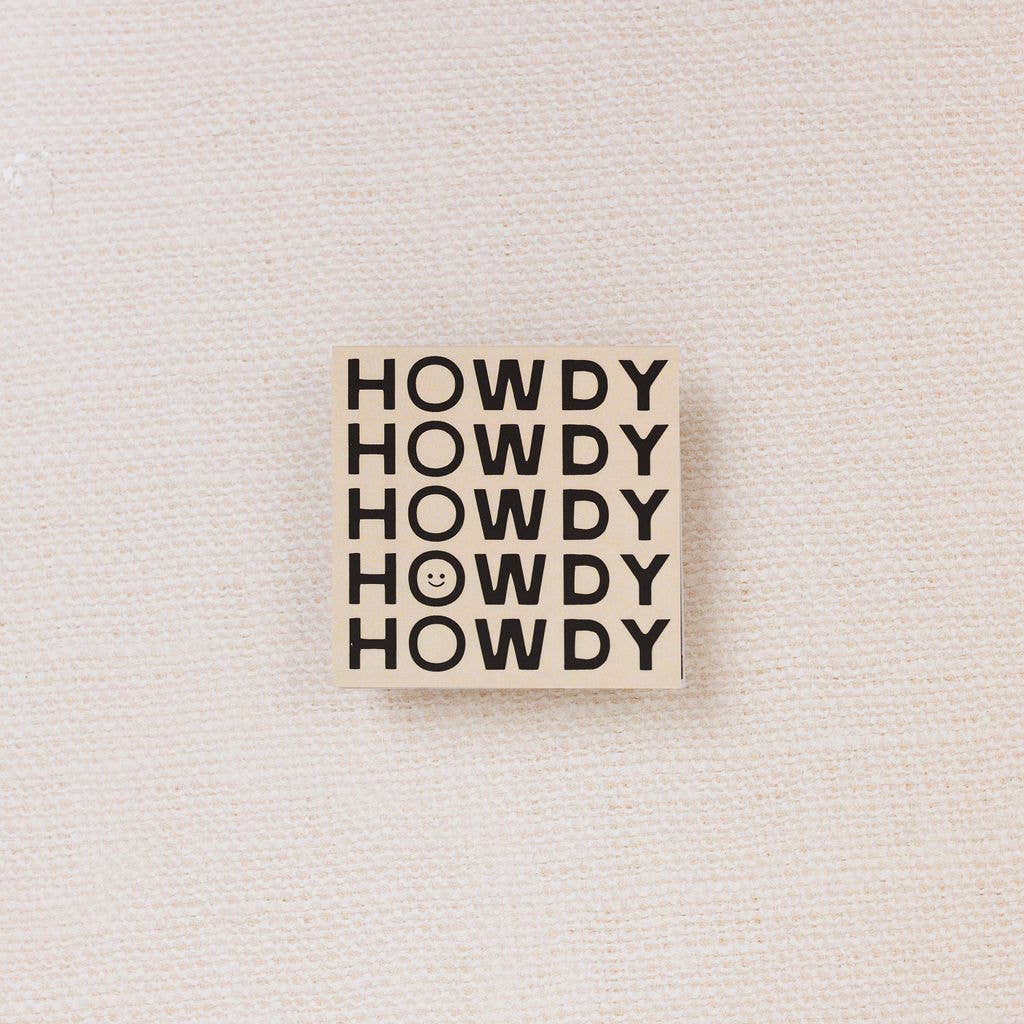 Happy Little Howdy Magnetic Bookmark - vibeboxshop