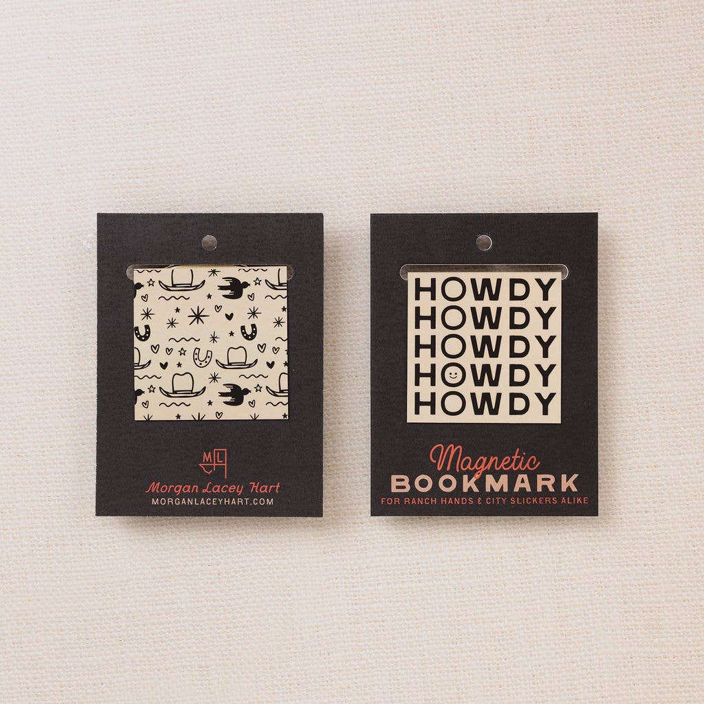 Happy Little Howdy Magnetic Bookmark - vibeboxshop