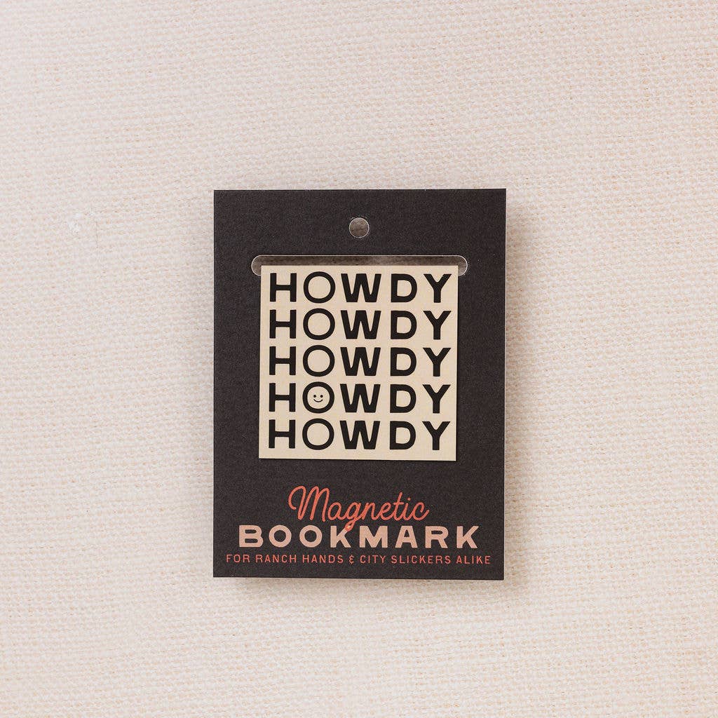 Happy Little Howdy Magnetic Bookmark - vibeboxshop