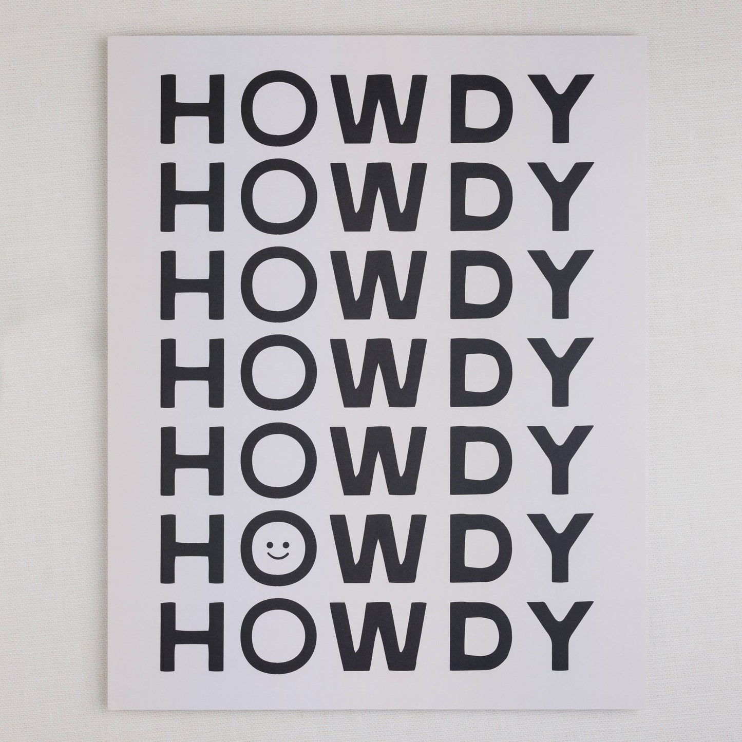 Happy Little Howdy Print | 16" x 20" - vibeboxshop