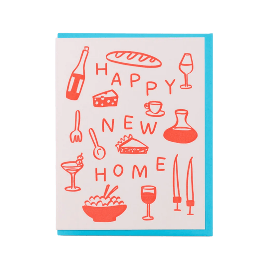 Happy New Home Dinner Greeting Card - vibeboxshop