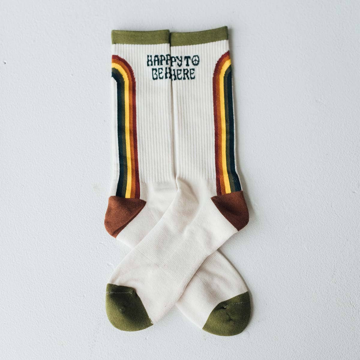 Happy To Be Here Socks - vibeboxshop