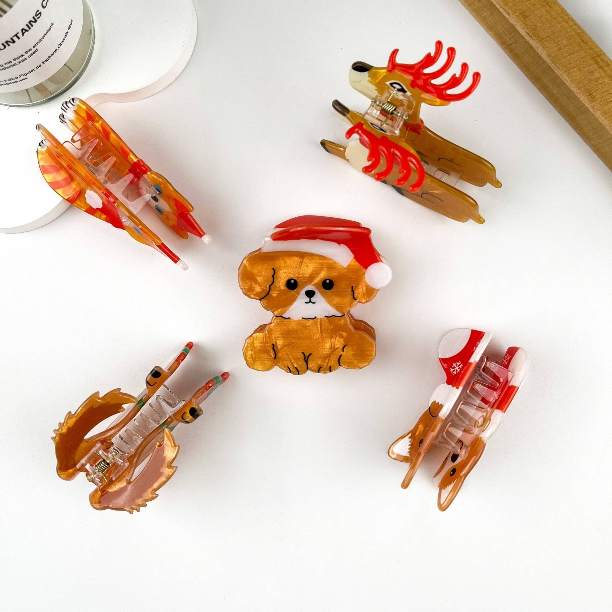 Holiday Pets Hair Clips - vibeboxshop