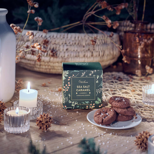 Holiday Sea Salt Caramel Cocoa Cookies (2 oz) - vibeboxshop
