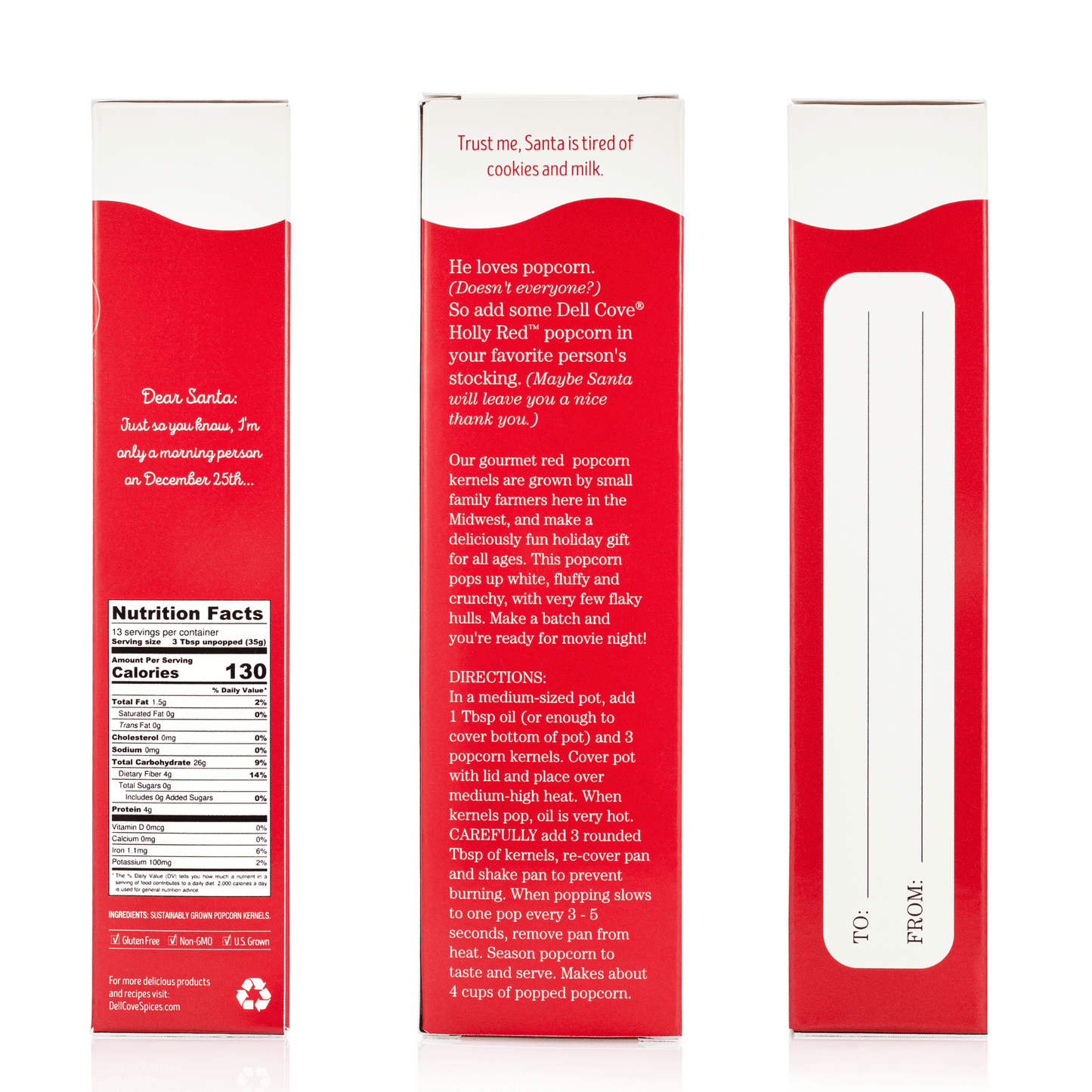 Holly Red Popcorn Kernels - vibeboxshop