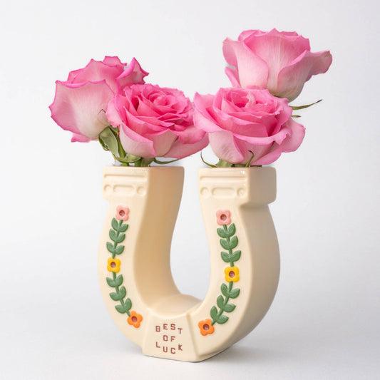 Horseshoe Ceramic Vase - vibeboxshop