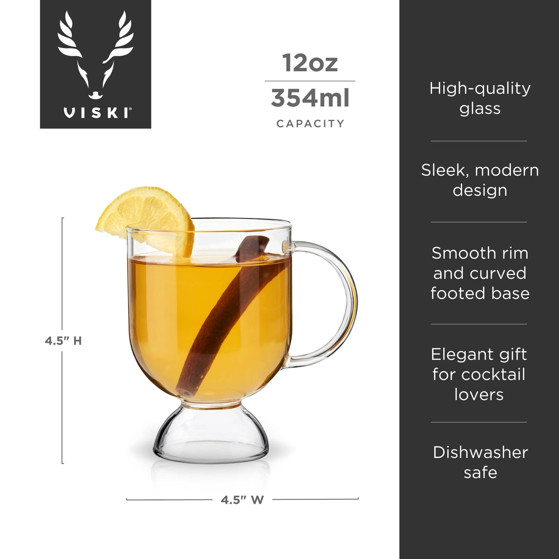 Hot Toddy Mugs - Set of 2 - vibeboxshop