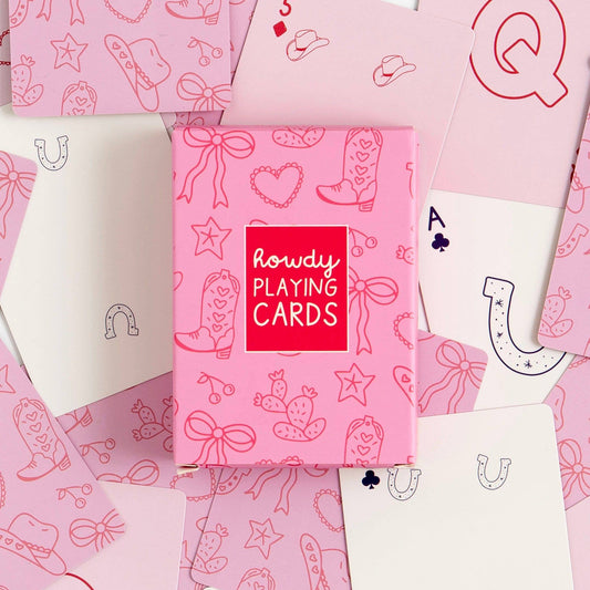 Howdy Cowgirl Western Doodles Deck - vibeboxshop