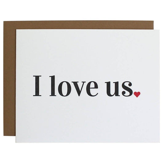 I Love Us Greeting Card - vibeboxshop