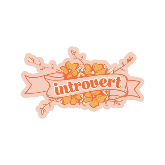 Introvert Vinyl Sticker - vibeboxshop