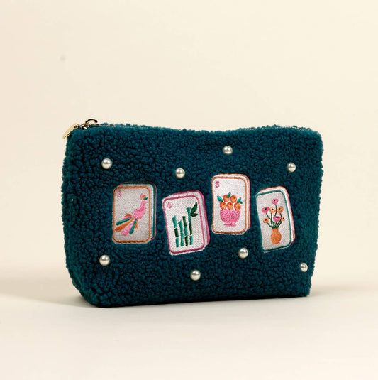 It's Mahj Time - Teddy Pouch - vibeboxshop