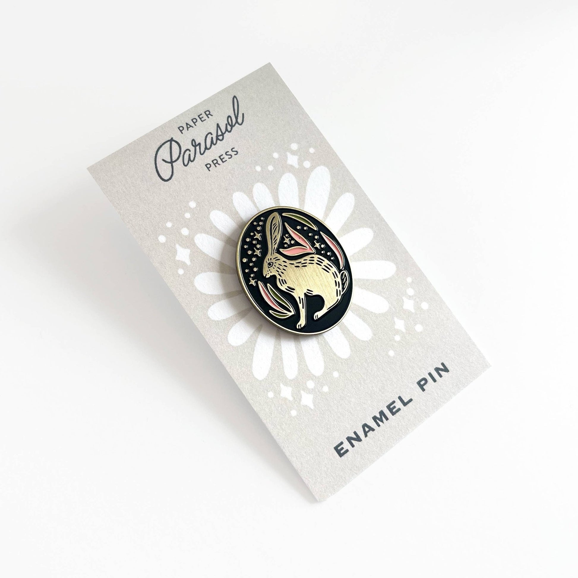 Jack Rabbit Magic Enamel Pin - vibeboxshop