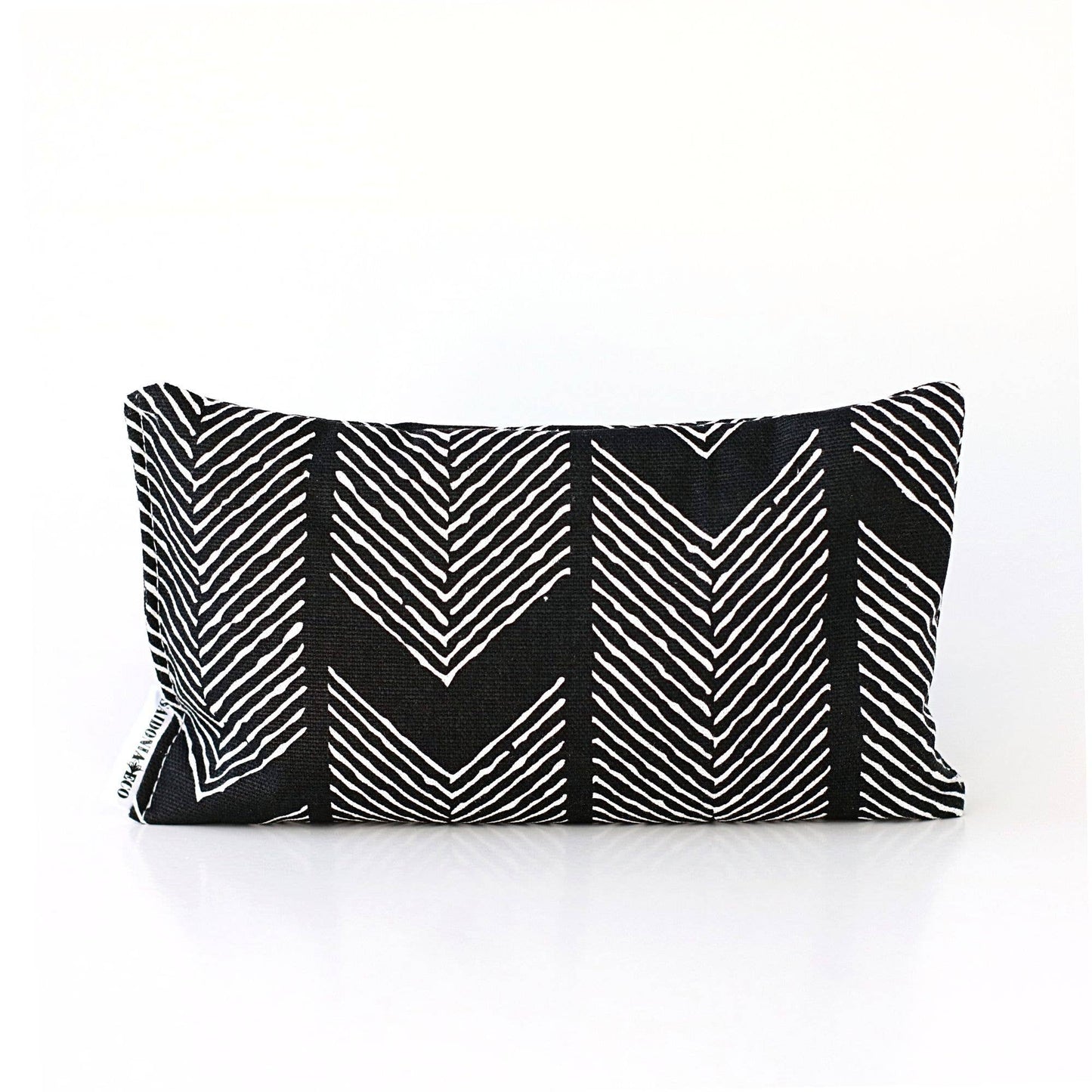 Lavender Eye Pillow - Monochrome Chevron - vibeboxshop