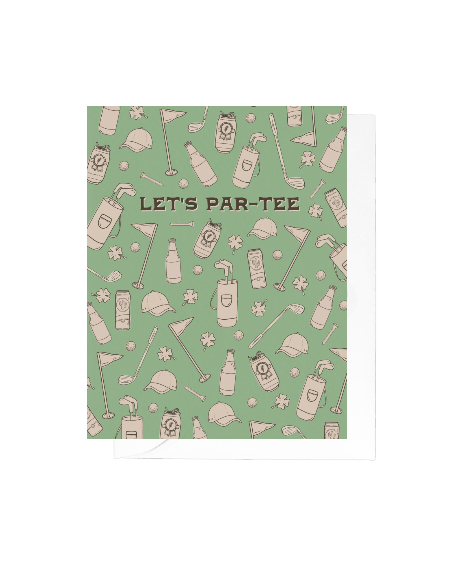 Let's Par - tee Greeting Card | Birthday Card - vibeboxshop