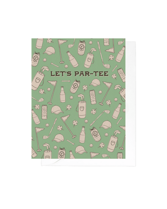 Let's Par - tee Greeting Card | Birthday Card - vibeboxshop
