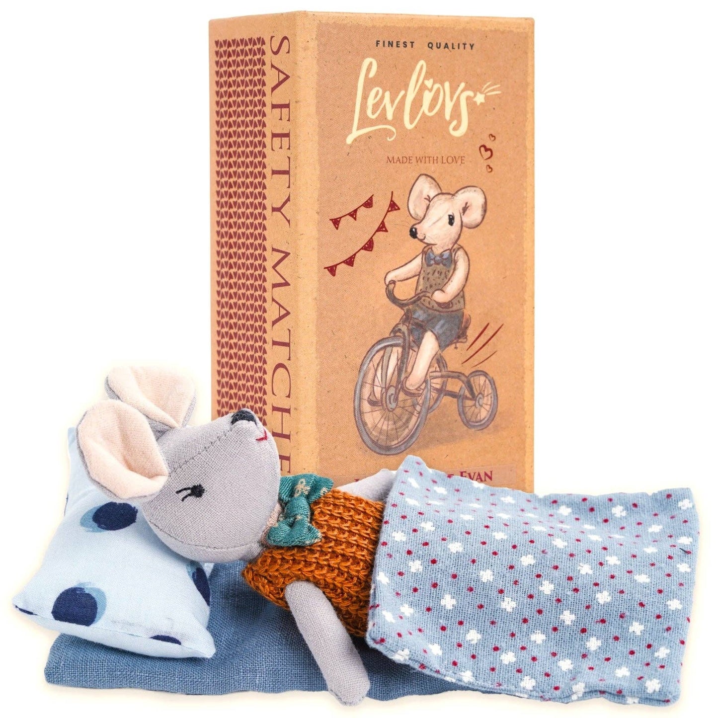Little Mouse Evan - Matchbox Mice - vibeboxshop