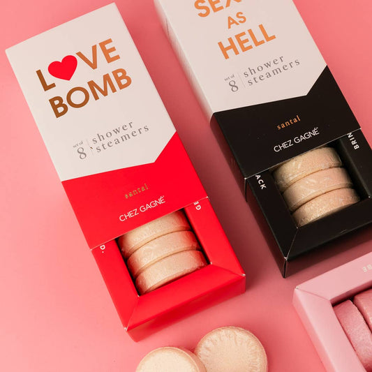Love Bomb - Aromatherapy Shower Steamers - Santal - Set of 8 - vibeboxshop