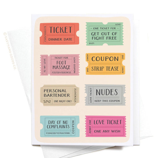 Love Coupons Greeting Card - vibeboxshop
