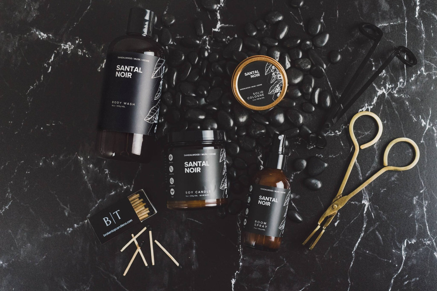 Men's Solid Cologne - Santal Noir - vibeboxshop
