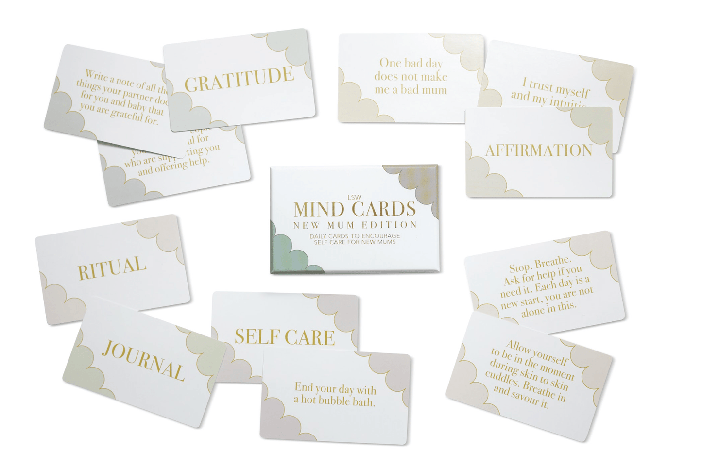 Mind Cards: New Mum Edition - Self Care - vibeboxshop