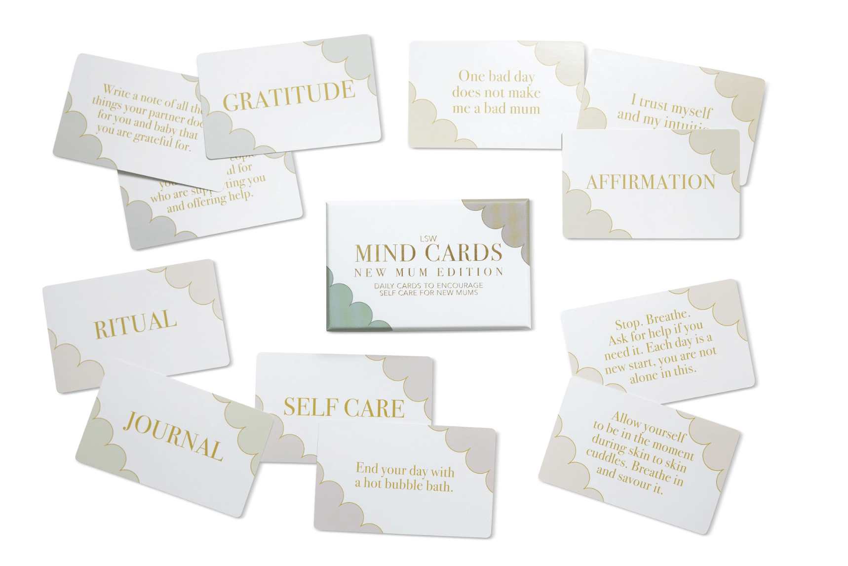 Mind Cards: New Mum Edition - Self Care - vibeboxshop