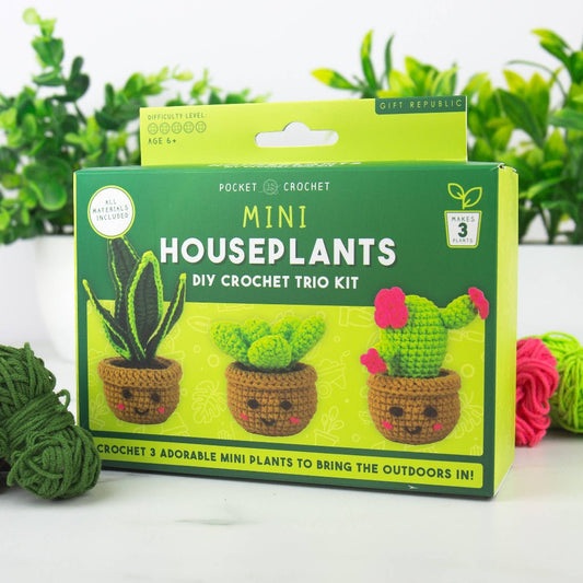 Mini Houseplants Pocket Crochet Kit - vibeboxshop