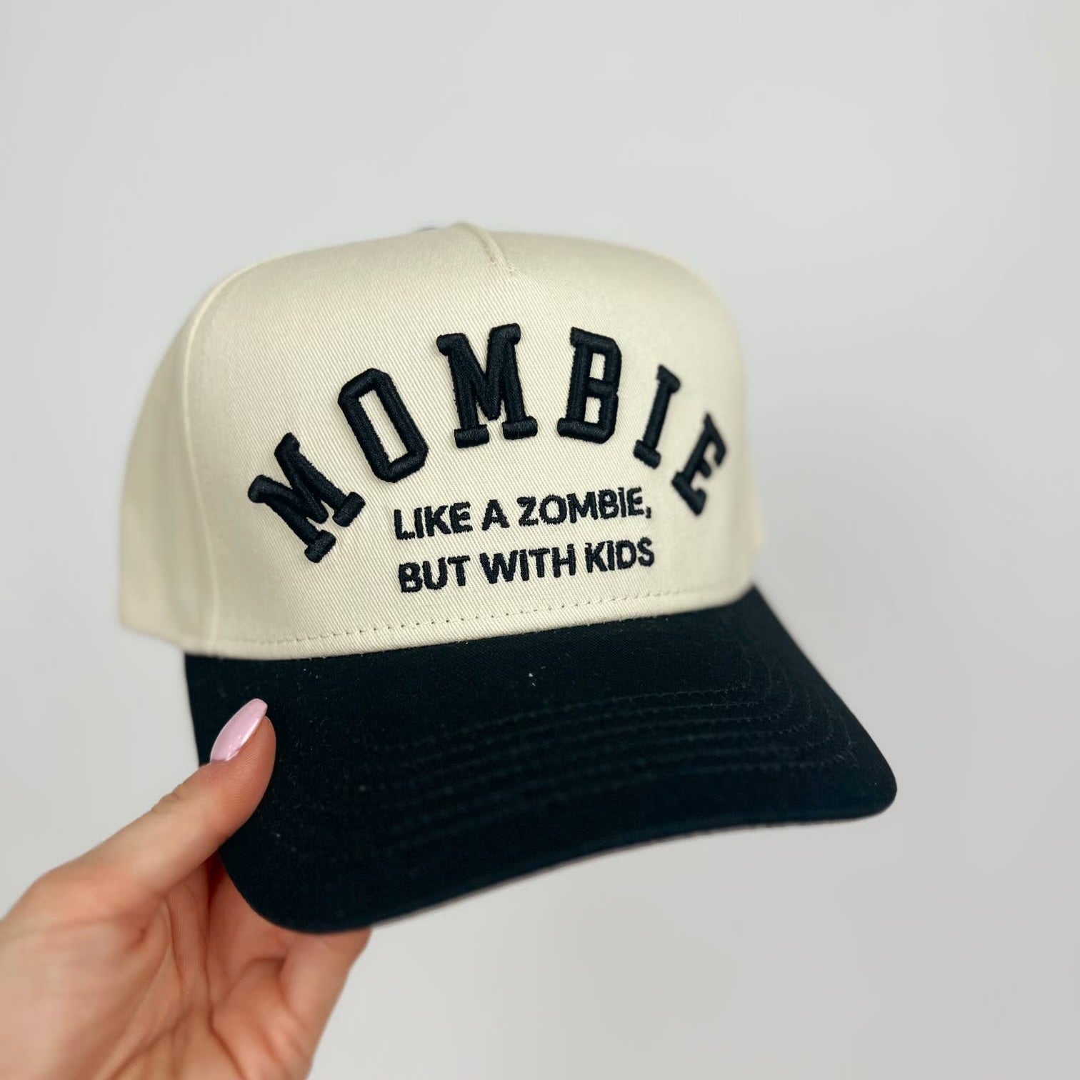 MOMBIE Embroidered Hat - vibeboxshop