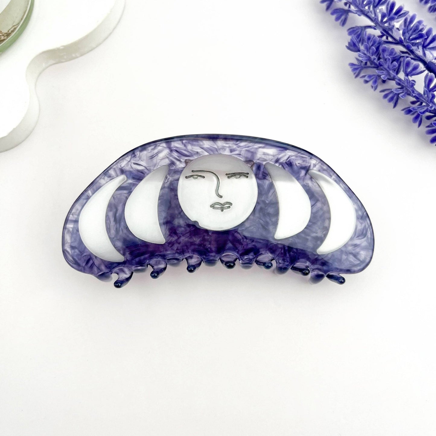 Moon Goddess Hair Clip - vibeboxshop