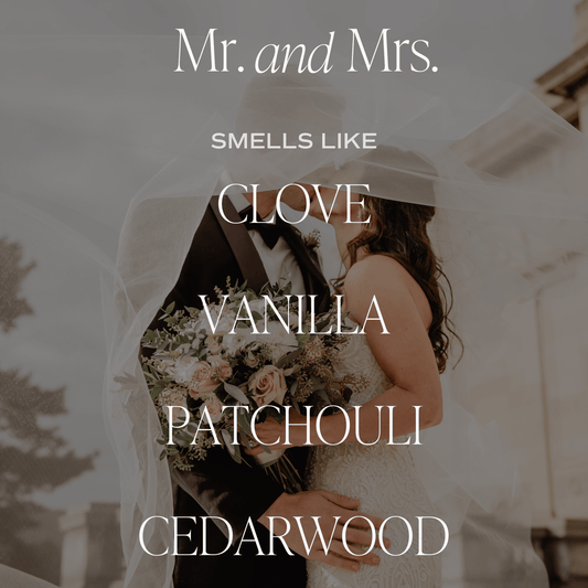 Mr. & Mrs. 9 oz Soy Candle - vibeboxshop