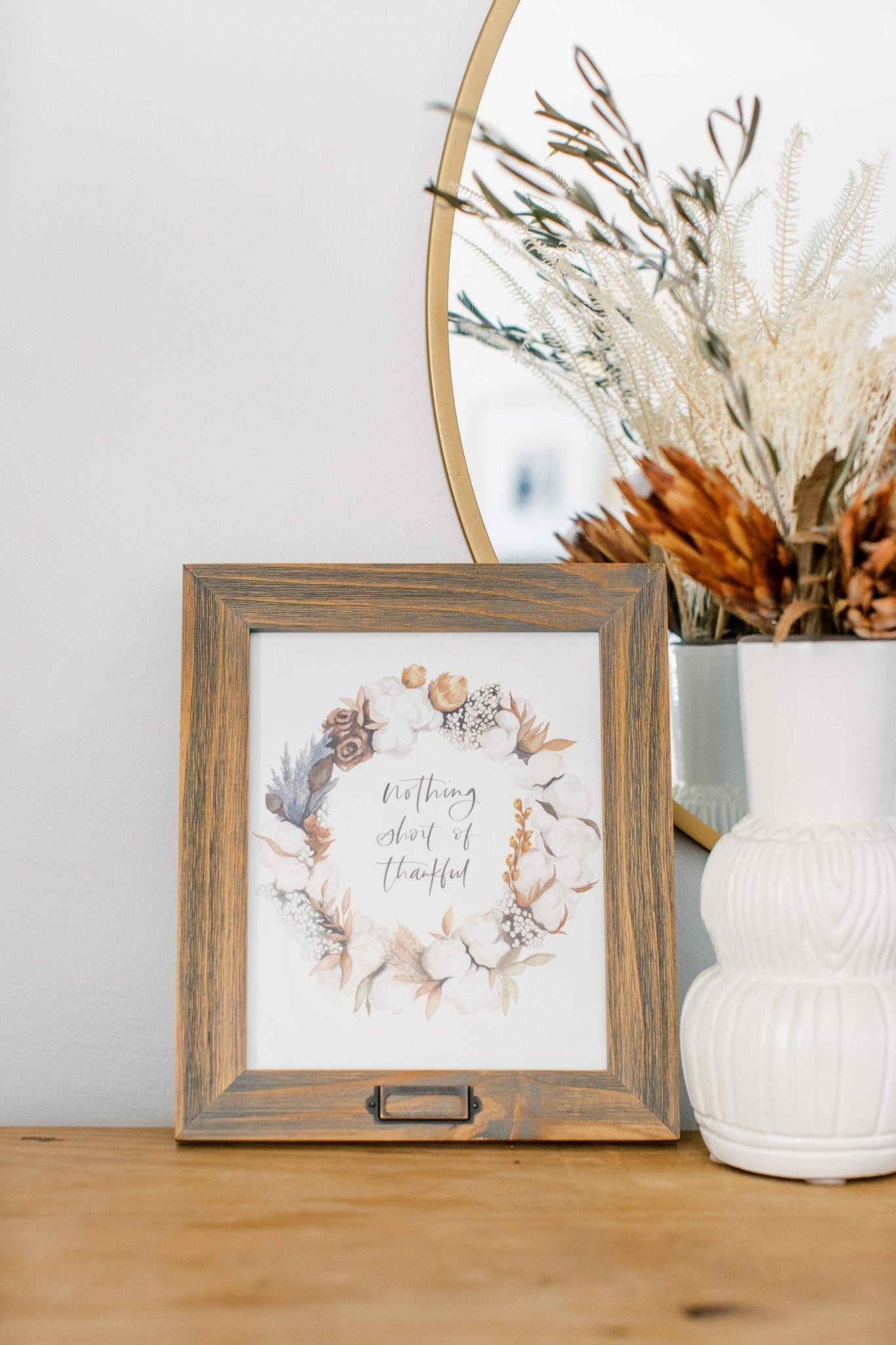 Nothing Short of Thankful | Art Print: 8 x 10 - vibeboxshop