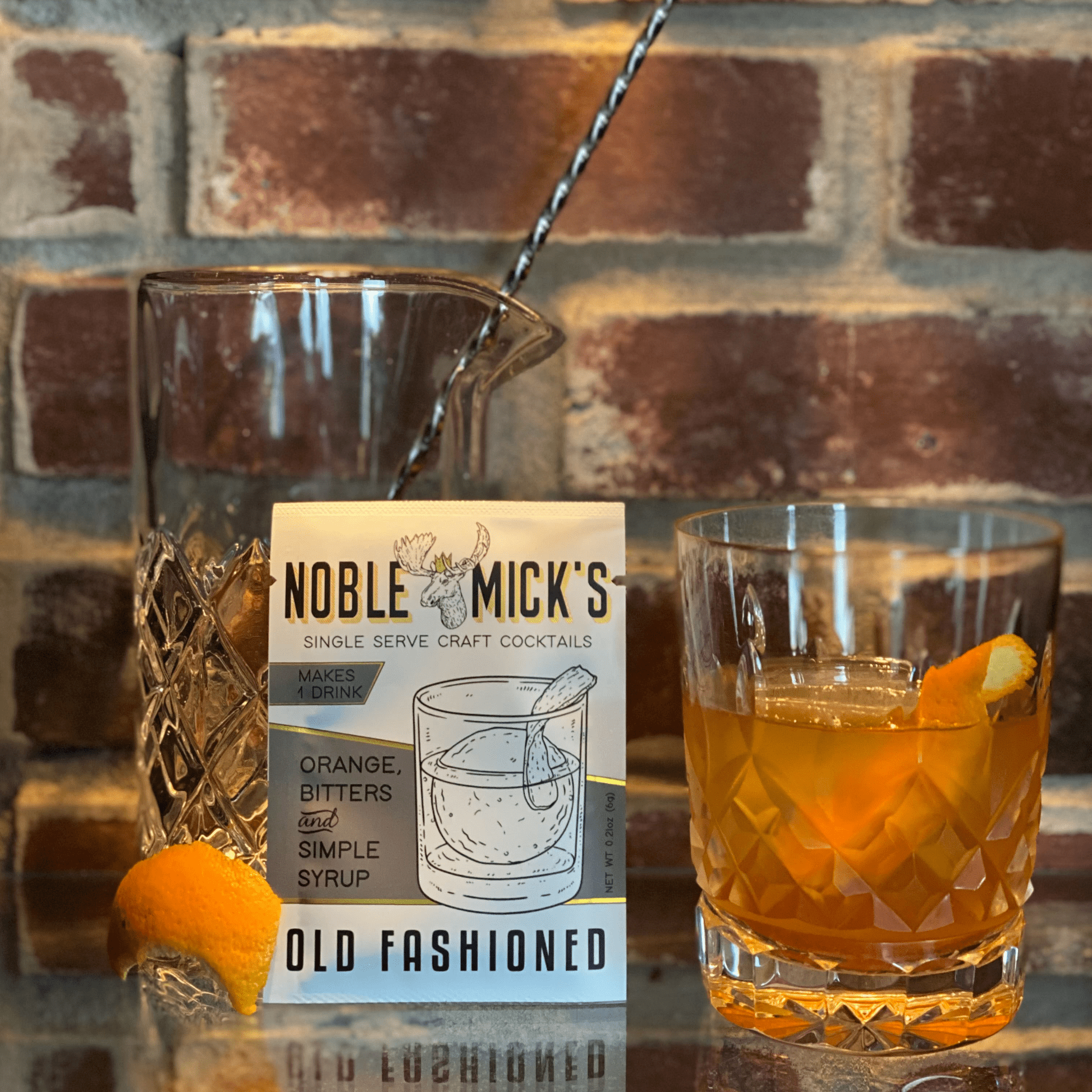 Old Fashioned Single Serve Craft Cocktail - vibeboxshop