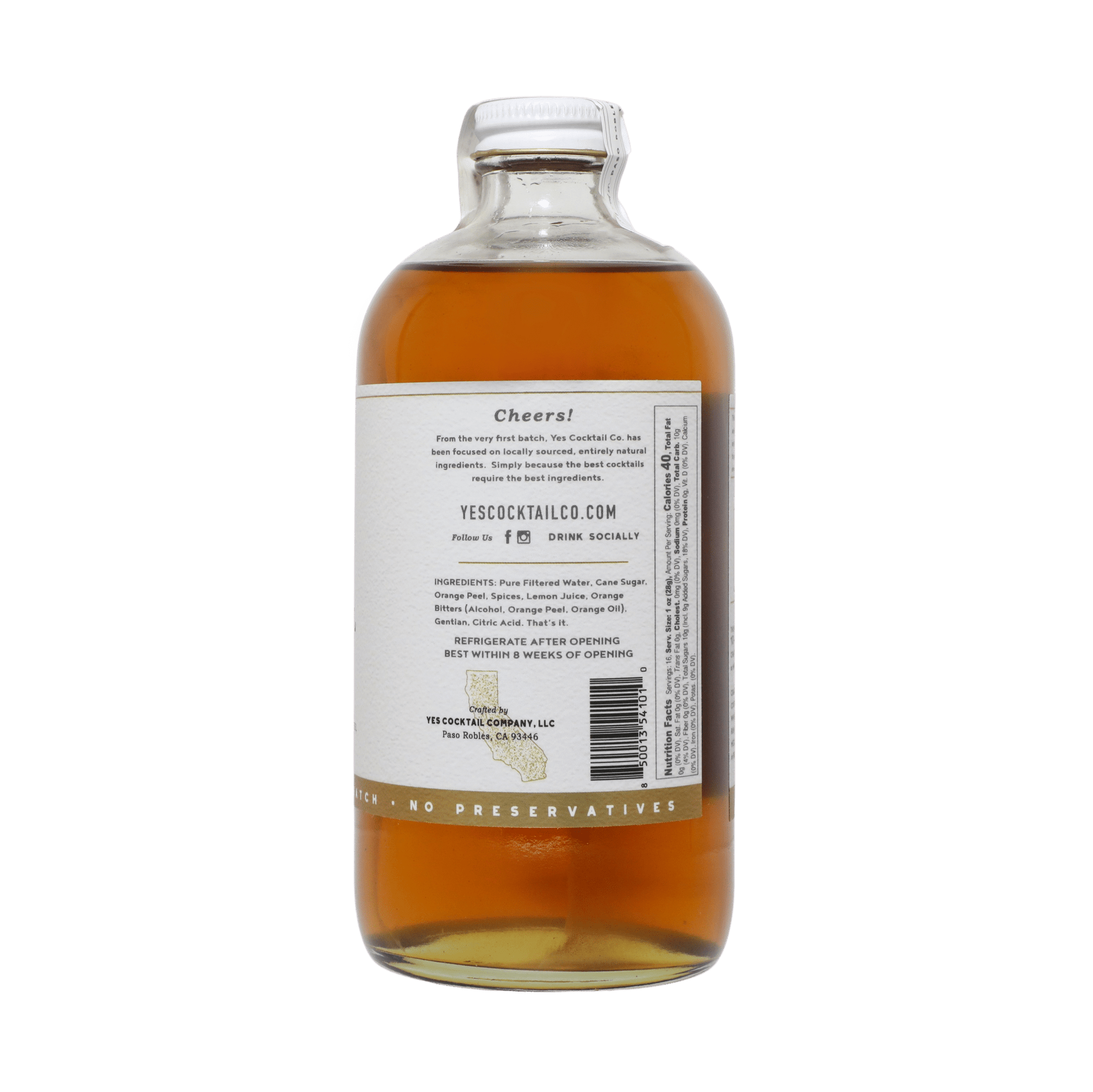 Orange Peel and Bitters Cocktail Mixer - vibeboxshop