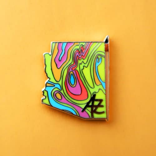 Painting Arizona Enamel Pin - vibeboxshop