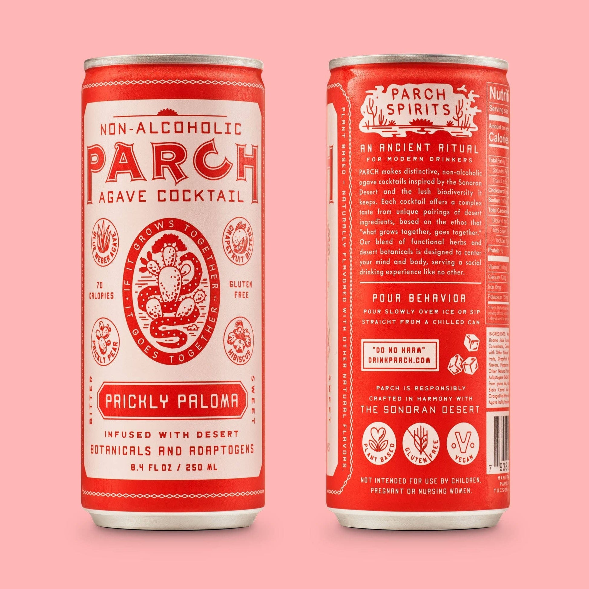 PARCH Prickly Paloma Non - Alc Agave Cocktail - vibeboxshop