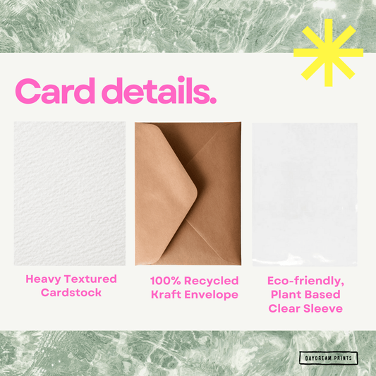 Peace Love Joy Card - vibeboxshop